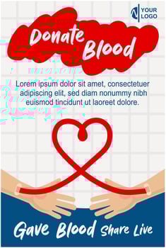 world donate blood day vector