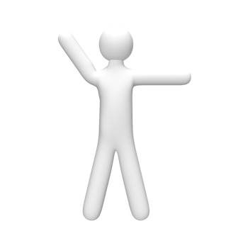 3D People Pose . Rendered object illustration png