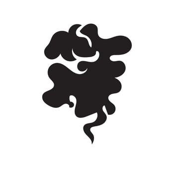 Smoke Vector Icon Design Illustration