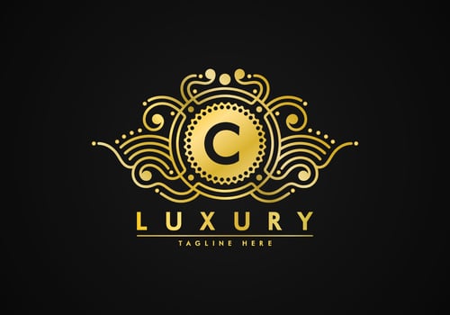 Letter C Luxury Decoration Logo vector