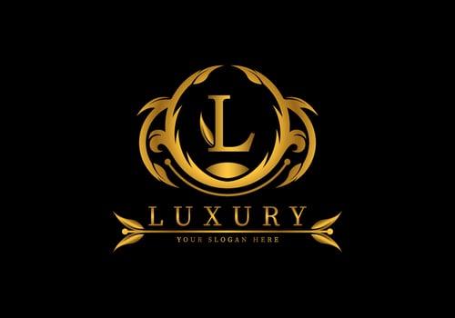 Letter L Luxury Logo Template Decoration vector