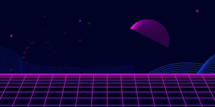Retro background futuristic landscape 1980s style. Digital retro landscape cyber surface. 80s party background . Retro 80s fashion Sci-Fi Background. Digital Cyber Surface. vector