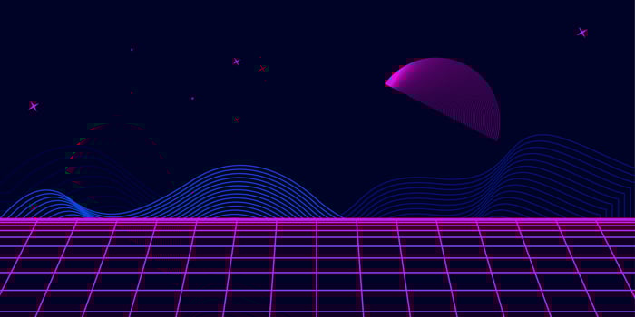 Retro background futuristic landscape 1980s style. Digital retro landscape cyber surface. 80s party background . Retro 80s fashion Sci-Fi Background. Digital Cyber Surface. vector