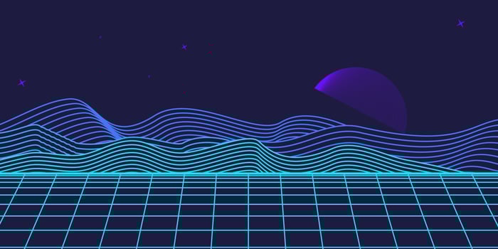 Retro background futuristic landscape 1980s style. Digital retro landscape cyber surface. 80s party background . Retro 80s fashion Sci-Fi Background. Digital Cyber Surface. vector
