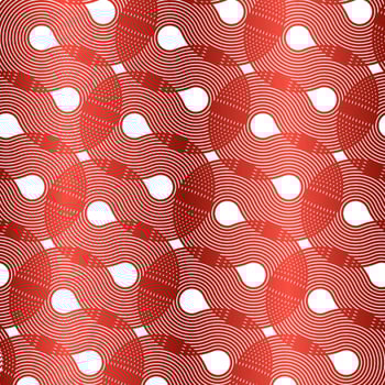 Vector Background with Red Geometric Rounded Striped Line.