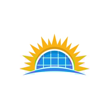 Solar Energy vector icon illustration
