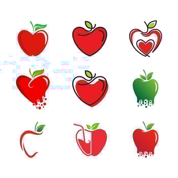 Apple vector illustration design