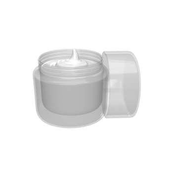 Blank white cosmetic skincare makeup for product mockup. 3D Render illustration png