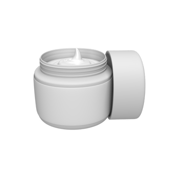 Blank white cosmetic skincare makeup for product mockup. 3D Render illustration png