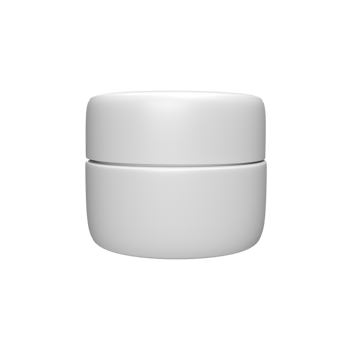 Blank white cosmetic skincare makeup for product mockup. 3D Render illustration png