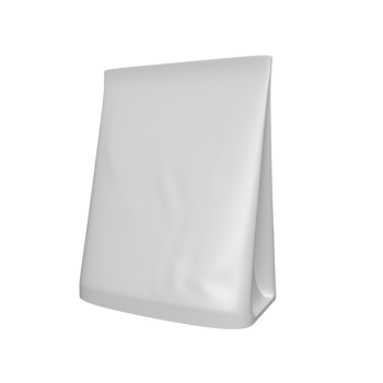 Blank white Package for product mockup. 3D Render illustration png