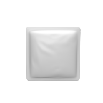 Blank white Package for product mockup. 3D Render illustration png