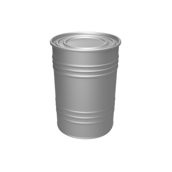 Blank Can for product mockup. 3D Render illustration png