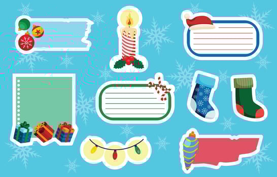 Jolly Christmas Journal vector