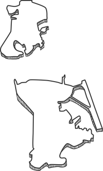 Hand Drawn of Macau 3D Map png