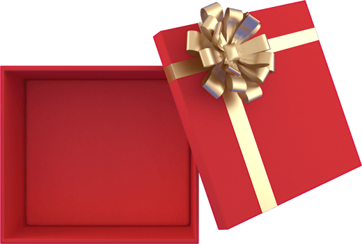 3d Rendering Christmas or new year elements background with decorative gift boxes. Colorful gifts for holidays. Modern design. png