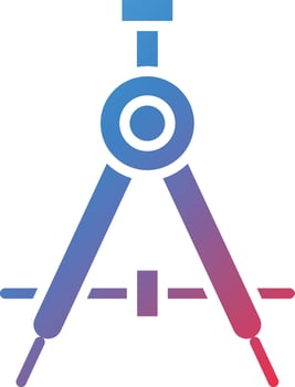 Compass Icon Style vector