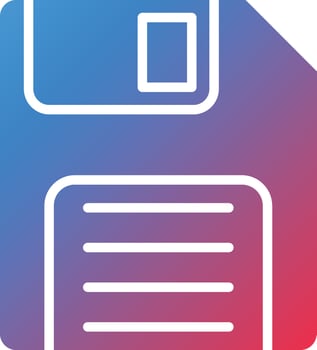 Save Icon Style vector