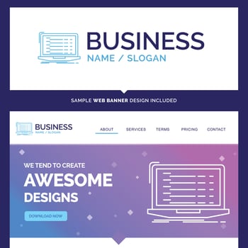 creative banner template vector