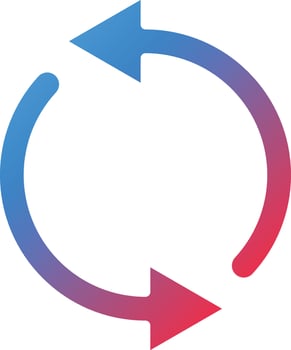 Loop Icon Style vector