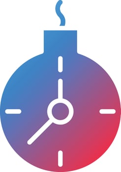 Deadline Icon Style vector
