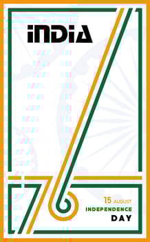 India ID 76 2023009 vector