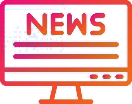 News Vector Icon Design Illustration
