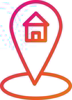 Address Vector Icon Design Illustration