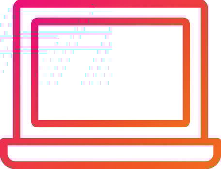 Laptop Vector Icon Design Illustration