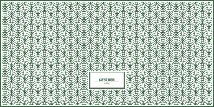 Unique curved pattern with a small circle in the middle vector