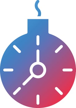 Deadline Icon Style vector
