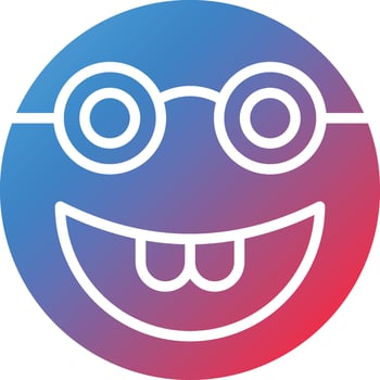 Nerd Icon Style vector