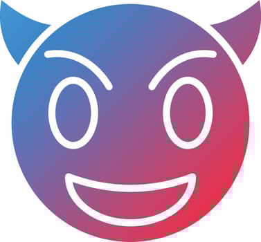 Devil Icon Style vector