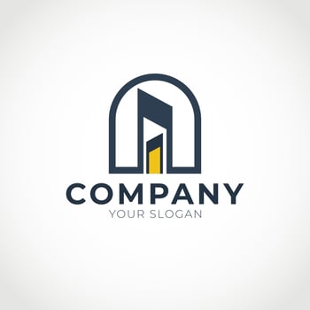 Door Logo Design Inspiration. Door Logo. Open Door Logo. vector