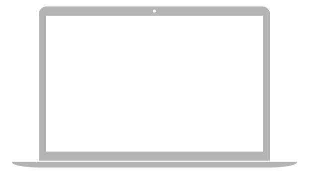 Silhouette of the Laptop for Sign, Icon, Symbol, Apps, Website, Pictogram, Logo, Art Illustration or Graphic Design Element. Format PNG
