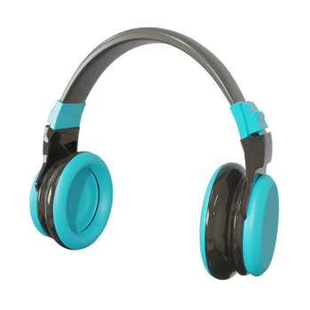 Headphone 3d icon rendering png
