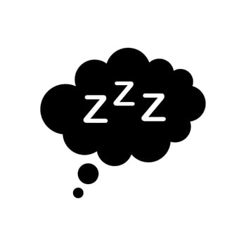 Sleep Rest icon vector