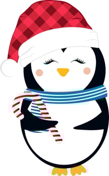 Christmas Penguins Design vector