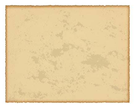 Old paper with burnt edges vector