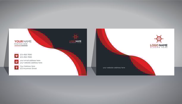 Corporate Business Card Design Template vector