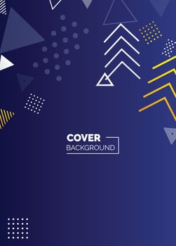 Placard templates set with abstract shapes. 80s memphis geometric style flat and line design elements. Retro art for a4 covers. banners. flyers and posters. Eps10 vector illustrations