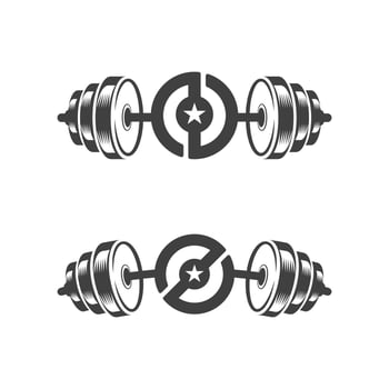 Fitness Logo Design vector illustrationicon