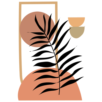 Boho Botanical Illustration png