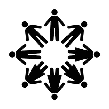 people comunity icon vector
