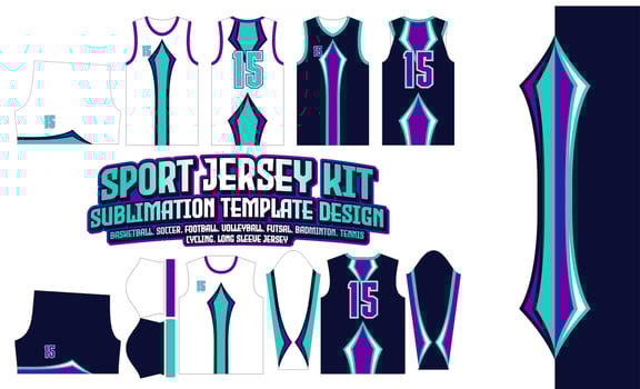 Spears Jersey Template design 146 pattern textile for Sport t-shirt, Soccer, Football, E-sport, Volleyball jersey, basketball jersey, futsal jersey. vector