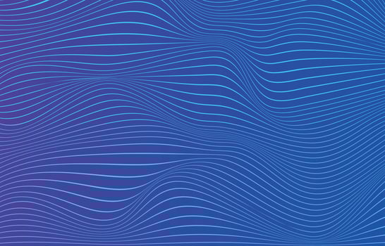 Line Waves Concept vector