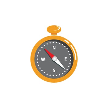 Compass vector icon illustration design