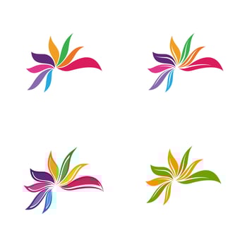 Beauty florist vector icon