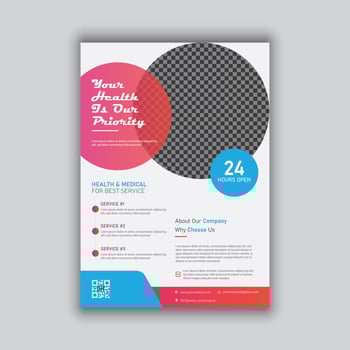 Health care cover a4 template design for a report and medical brochure design, doctor flyer vector