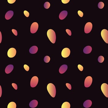 Abstract vector pattern with round spots